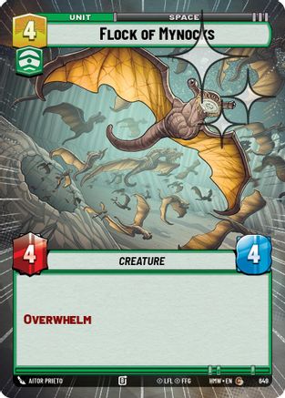 Flock of Mynocks (Hyperspace Foil) (649) - H - Common - Foil