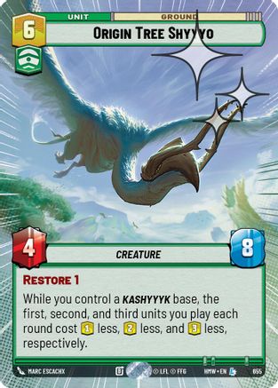 Origin Tree Shyyyo (Hyperspace Foil) (655) - H - Legendary - Foil
