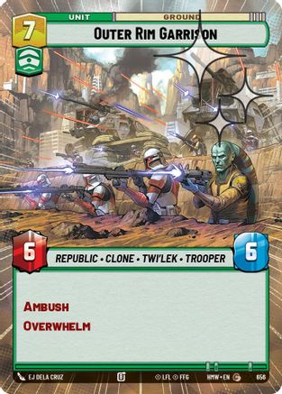 Outer Rim Garrison (Hyperspace Foil) (656) - H - Common - Foil