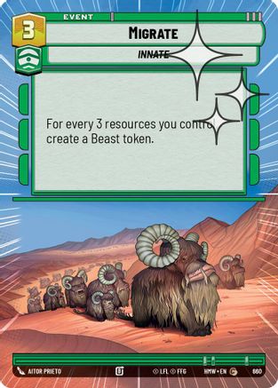 Migrate (Hyperspace Foil) (660) - H - Common - Foil