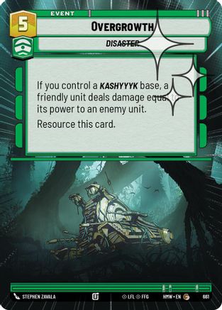 Overgrowth (Hyperspace Foil) (661) - H - Common - Foil
