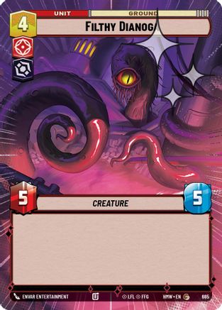 Filthy Dianoga (Hyperspace Foil) (665) - H - Common - Foil