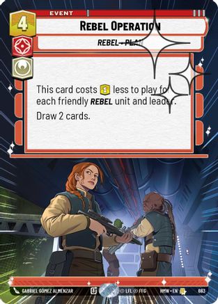 Rebel Operation (Hyperspace Foil) (683) - H - Rare - Foil