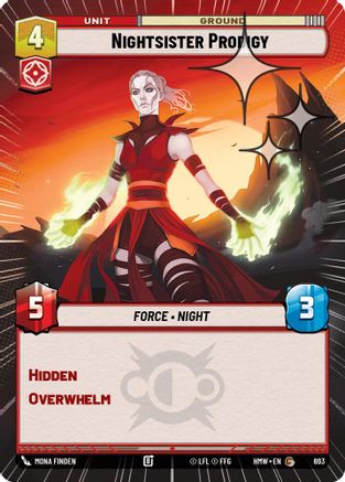 Nightsister Prodigy (Hyperspace Foil) (693) - H - Common - Foil