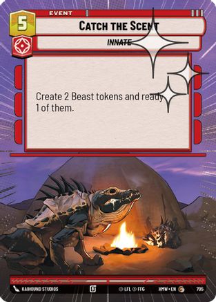 Catch the Scent (Hyperspace Foil) (705) - H - Common - Foil