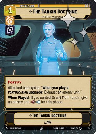 The Tarkin Doctrine - Protect and Punish (Hyperspace Foil) (716) - H - Special - Foil