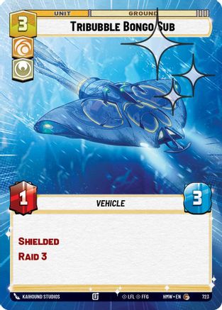 Tribubble Bongo Sub (Hyperspace Foil) (723) - H - Common - Foil