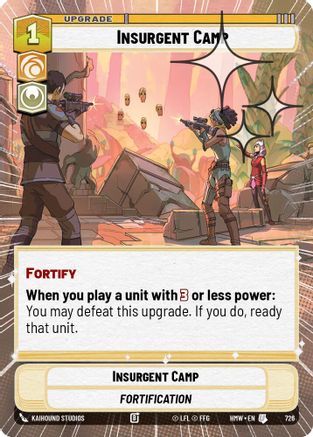 Insurgent Camp (Hyperspace Foil) (726) - H - Uncommon - Foil