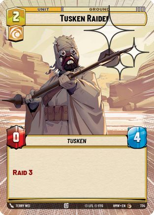 Tusken Raider (Hyperspace Foil) (734) - H - Common - Foil