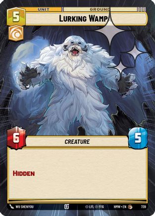 Lurking Wampa (Hyperspace Foil) (739) - H - Common - Foil