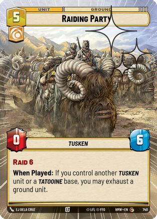 Raiding Party (Hyperspace Foil) (740) - H - Common - Foil