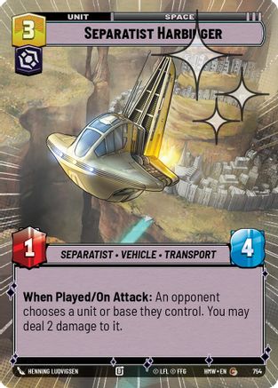 Separatist Harbinger (Hyperspace Foil) (754) - H - Common - Foil