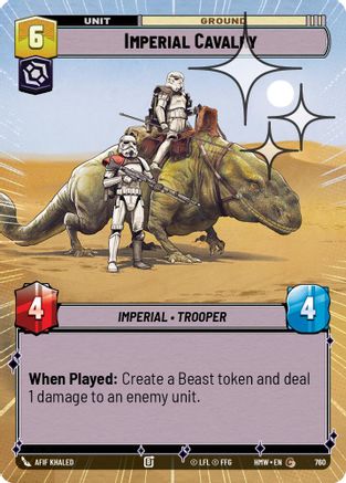 Imperial Cavalry (Hyperspace Foil) (760) - H - Common - Foil
