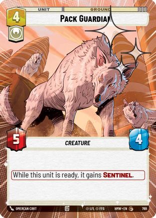 Pack Guardian (Hyperspace Foil) (769) - H - Common - Foil