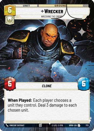 Wrecker - Wrecking the Empire (Hyperspace Foil) (773) - H - Uncommon - Foil