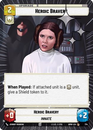 Heroic Bravery (Hyperspace Foil) (774) - H - Common - Foil