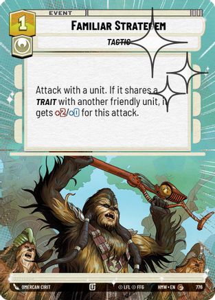 Familiar Strategem (Hyperspace Foil) (776) - H - Common - Foil