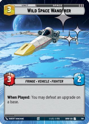 Wild Space Wanderer (Hyperspace Foil) (780) - H - Uncommon - Foil