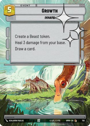 Growth (Hyperspace Foil) (782) - H - Common - Foil