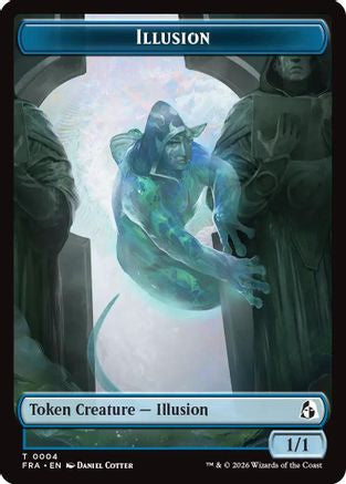 Illusion // Jace Double-Sided Token (FRA-4 // 5) - token