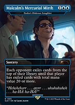 Tasha's Hideous Laughter (SLD-1395) - rare / Malcolm's Mercurial Mirth (Borderless)