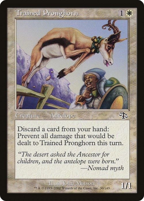 Trained Pronghorn (JUD-030) - common - Foil