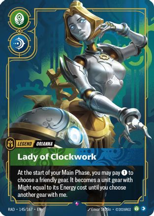 Orianna, Lady of Clockwork (145/167) - RAD - Rare - Foil