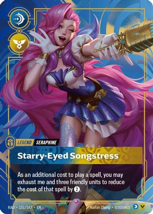 Seraphine, Starry-Eyed Songstress (151/167) - RAD - Rare - Foil