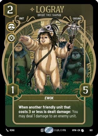 Logray - Bright Tree Shaman (Prestige) (801) - H - Uncommon