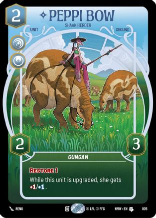 Peppi Bow - Shaak Herder (Prestige) (805) - H - Uncommon