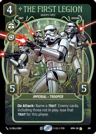 The First Legion - Vader's Fist (Prestige) (810) - H - Rare