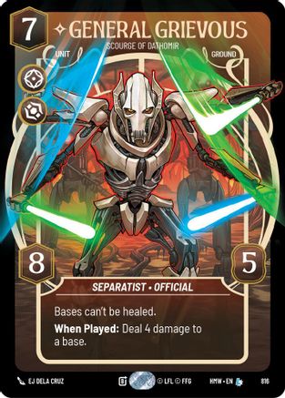 General Grievous - Scourge of Dathomir (Prestige) (816) - H - Legendary