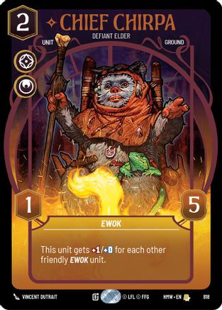 Chief Chirpa - Defiant Elder (Prestige) (818) - H - Rare