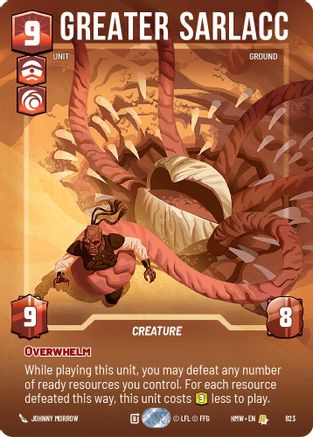 Greater Sarlacc (Prestige) (823) - H - Rare