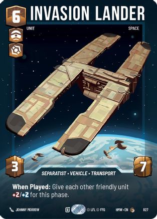 Invasion Lander (Prestige) (827) - H - Common