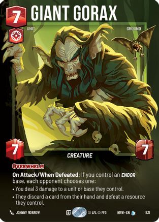 Giant Gorax (Prestige) (831) - H - Legendary