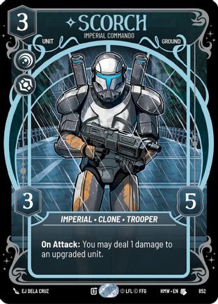 Scorch - Imperial Commando (Prestige Foil) (852) - H - Uncommon - Foil