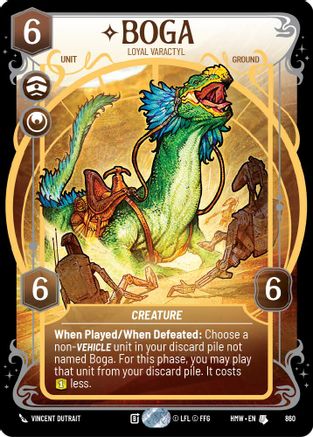 Boga - Loyal Varactyl (Prestige Foil) (860) - H - Uncommon - Foil