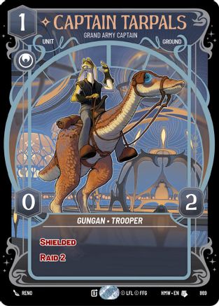 Captain Tarpals - Grand Army Captain (Prestige Foil) (869) - H - Uncommon - Foil