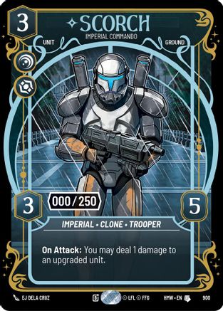 Scorch - Imperial Commando (Serialized) (900) - H - Uncommon - Foil