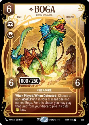 Boga - Loyal Varactyl (Serialized) (908) - H - Uncommon - Foil