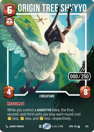 Origin Tree Shyyyo (Serialized) (924) - H - Legendary - Foil