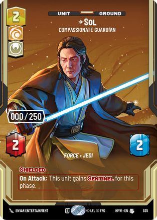 Sol - Compassionate Guardian (Serialized) (935) - H - Uncommon - Foil