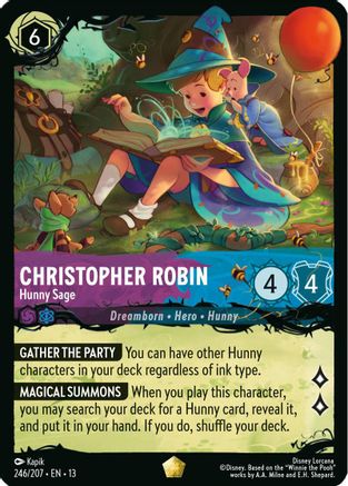 Christopher Robin - Hunny Sage (246/207) - IQTGHR - Legendary - Cold Foil