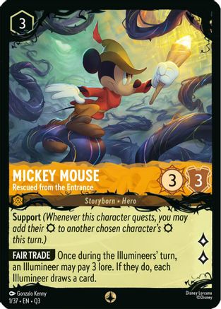 Mickey Mouse - Rescued from the Entrance (1/37) - IQTGHR - Quest