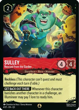 Sulley - Rescued from the Garden (4/37) - IQTGHR - Quest