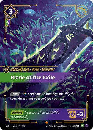 Blade of the Exile (150/167) - RAD - Epic - Foil