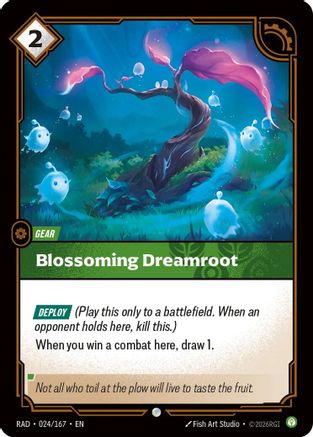 Blossoming Dreamroot (024/167) - RAD - Common - Foil