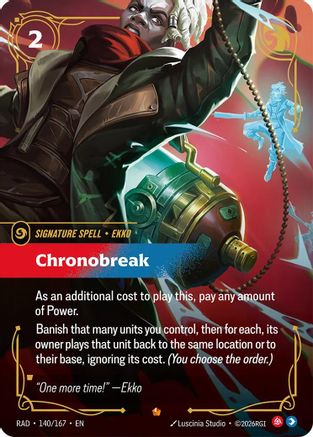 Chronobreak (140/167) - RAD - Epic - Foil