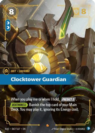 Clocktower Guardian (067/167) - RAD - Epic - Foil